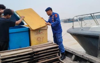 Satpolairud Tanjungbalai Tingkatkan Patroli Perairan