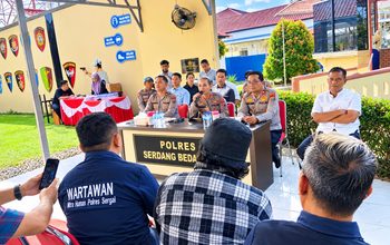 Silaturahmi dengan Jurnalis, AKBP Sah Udur Sitinjak: Polres Sergai Siap Dikritik