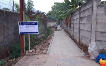 Warga Babat Apresiasi Pembangunan Jalan Lingkungan Paving Blok